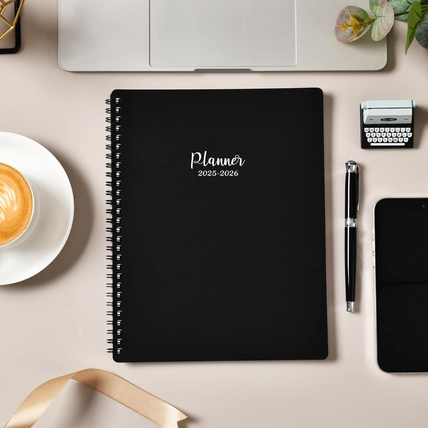 2025-2026 Planner - Planner 2025-2026 Weekly and Monthly, Jul. 2025 - Jun. 2026, 8&#x22; x 10&#x22;, with Tabs, Thick Paper, Spiral Binding, Classic Black