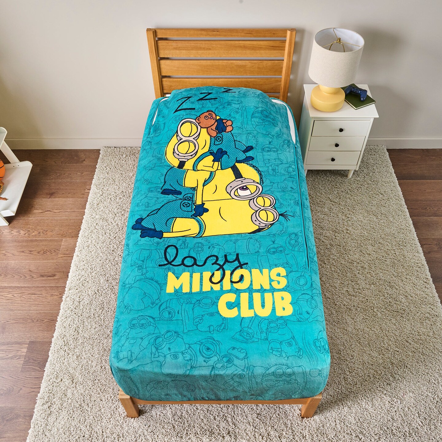 ZippySack Twin Bed Zip-Up Bedding &#x2013; Minions