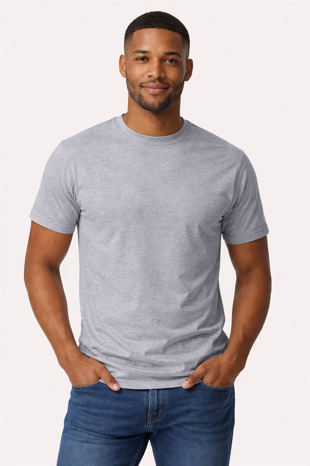 Ultra Cotton Short Sleeve Crewneck T-Shirt – Heavyweight Unisex Casual & DIY Craft Tee
