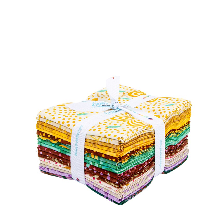 Expressions Batiks Ink & Nectar Fat Quarter Bundle by Riley Blake (FQ-23605-17)
