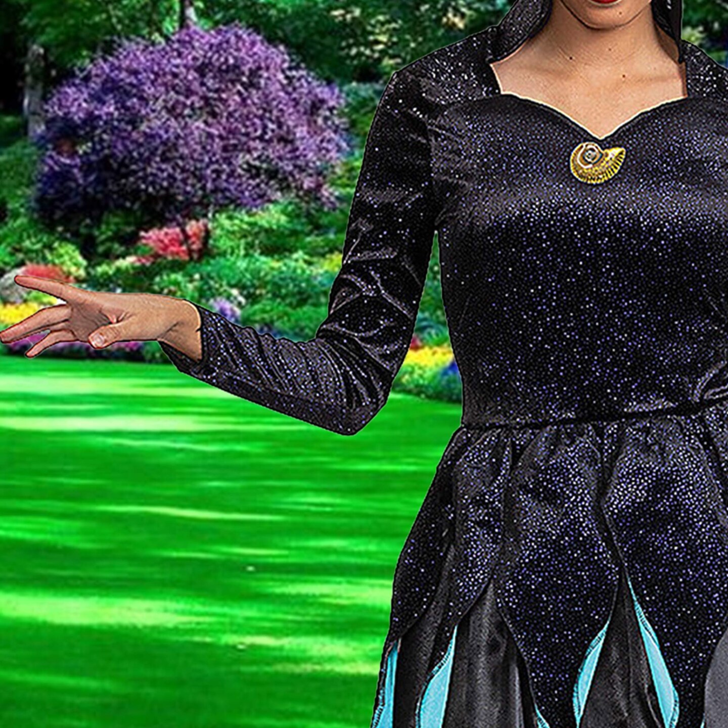 Womens Classic Ursula Sea Witch Halloween Costume, Peafect for Themed Events