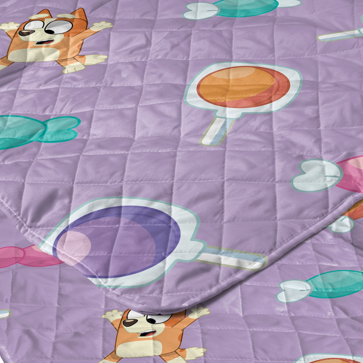 Bluey Quilted Throw Blanket