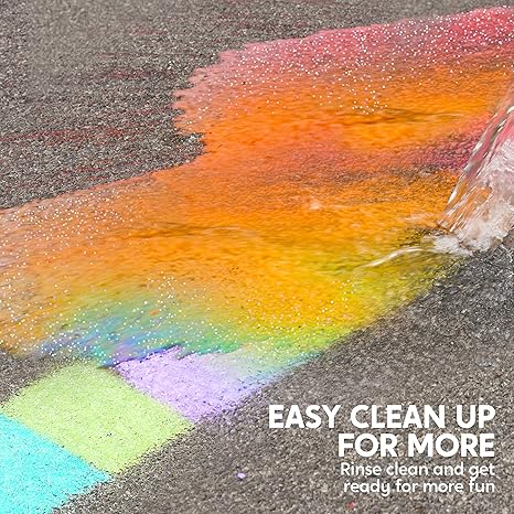 72 PCS Washable Sidewalk Chalks Set in 12 Packs, 18 Colors, Including 12 Tie Dye, 12 Glitter &#x26; 12 Neon Colors, School Supplies, Classroom Must Haves, Gift for Kids