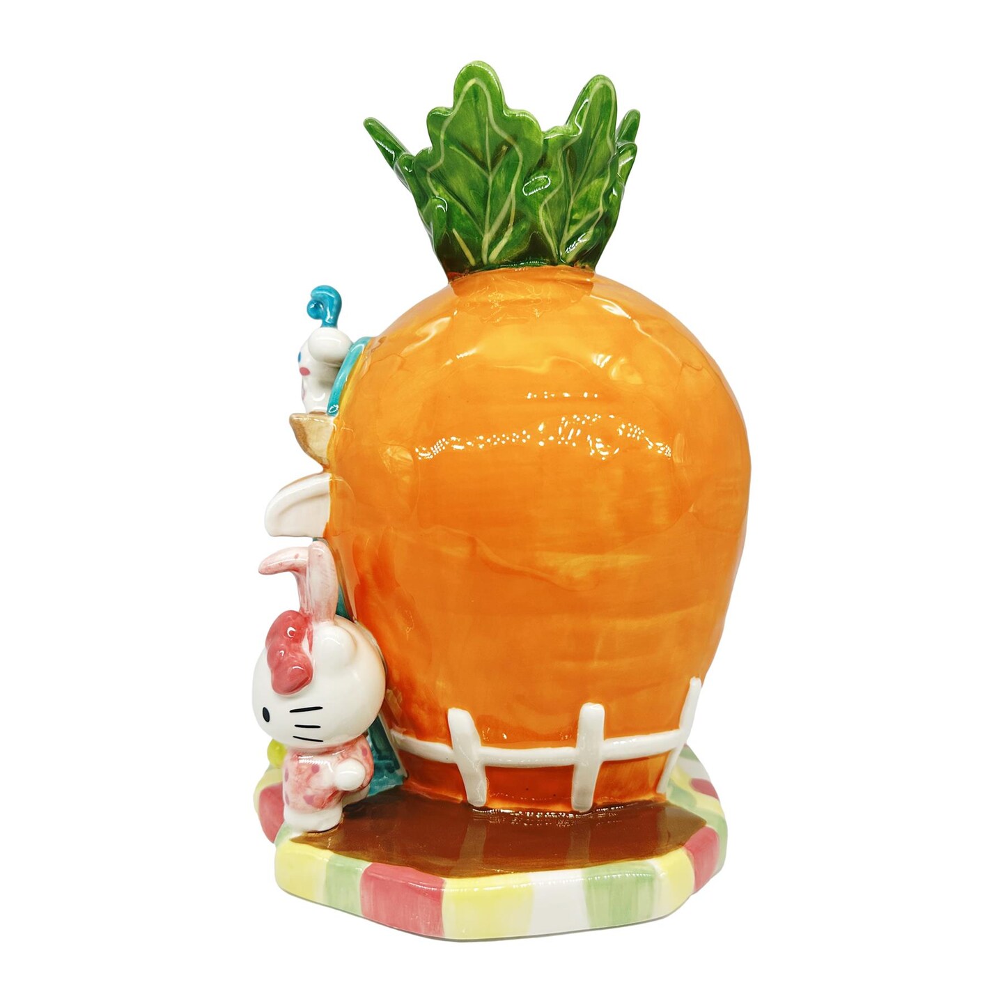 Blue Sky Clayworks Sanrio Easter Hello Kitty My Melody &#x26; Cinnamoroll Carrot Candle House