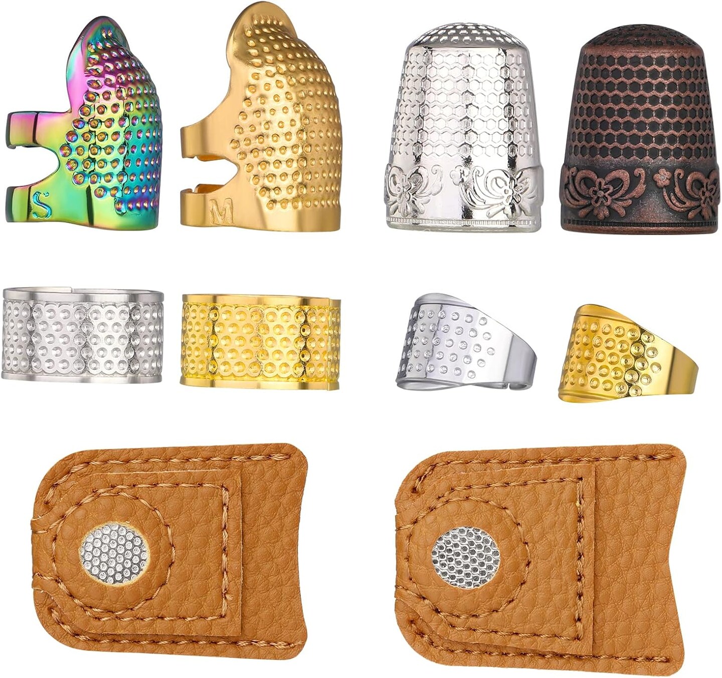10pcs Sewing Thimble Hand-Working