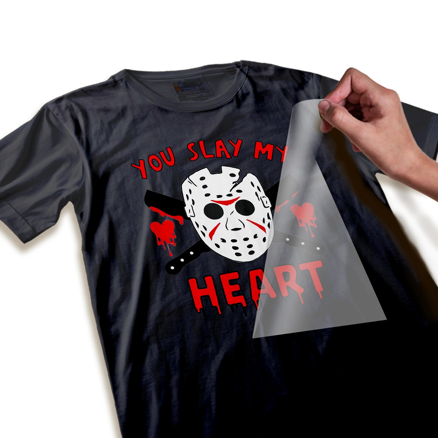 Valentine DTF Transfer - You Slay My Heart Horror Ready To Press