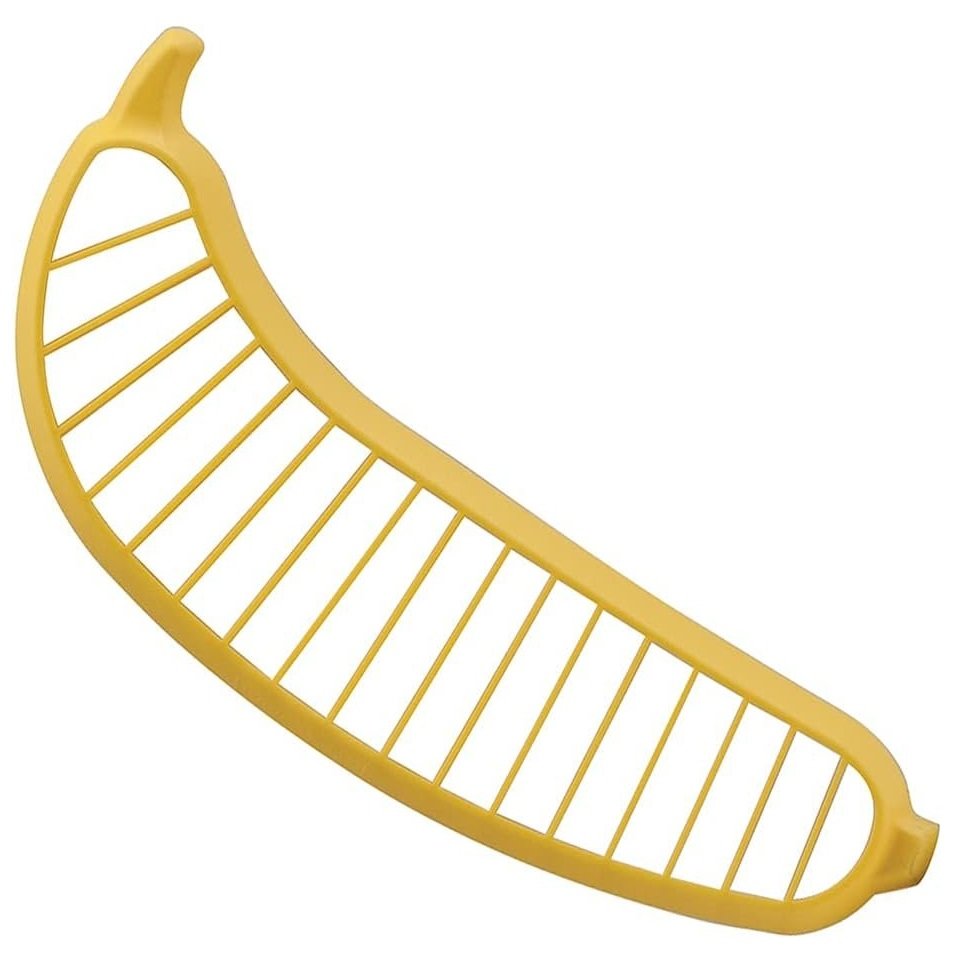 Hutzler Banana Slicer - Easy To Use Plastic Banana Fuit Cutter