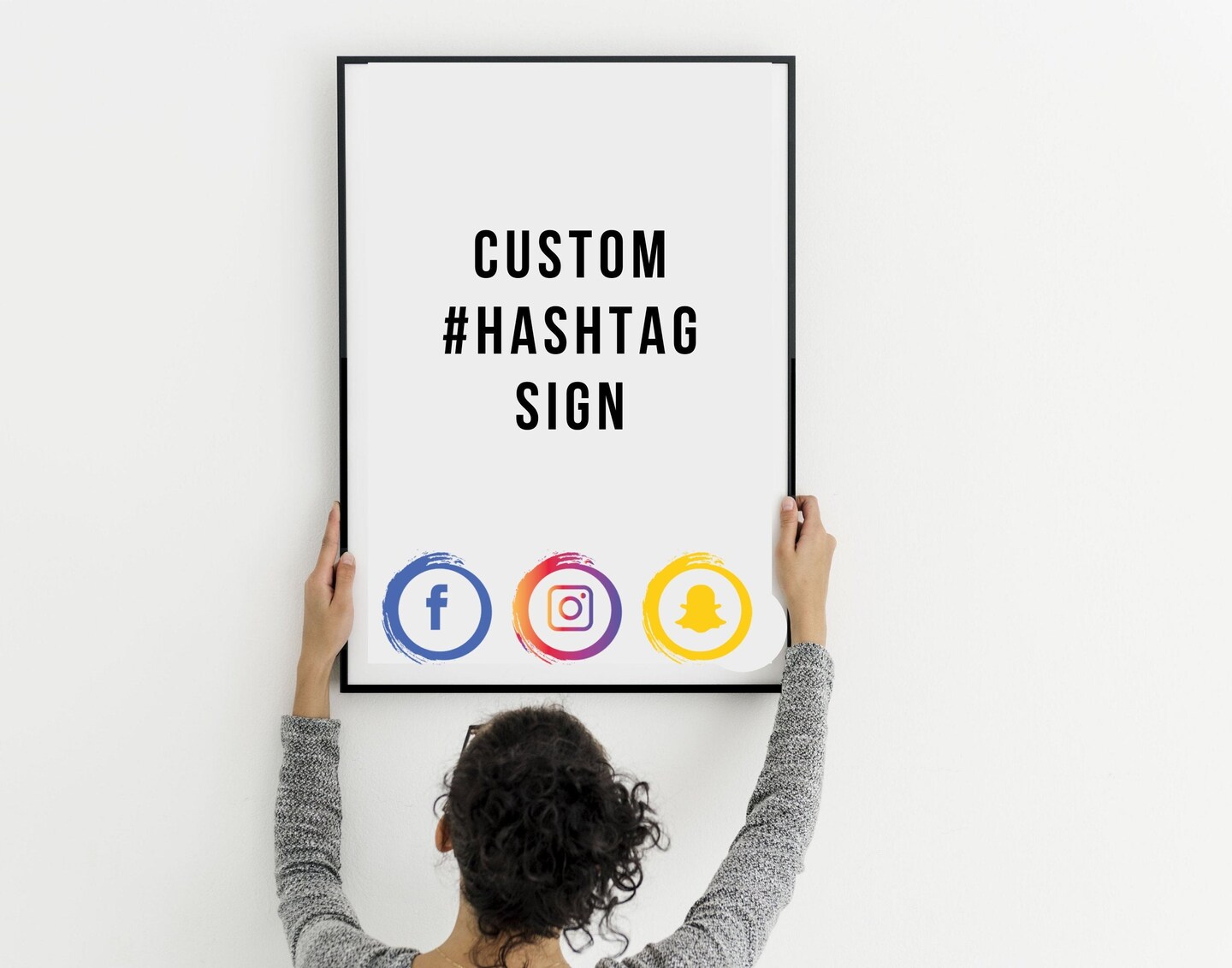 Custom Hashtag Art Print Frame | Michaels