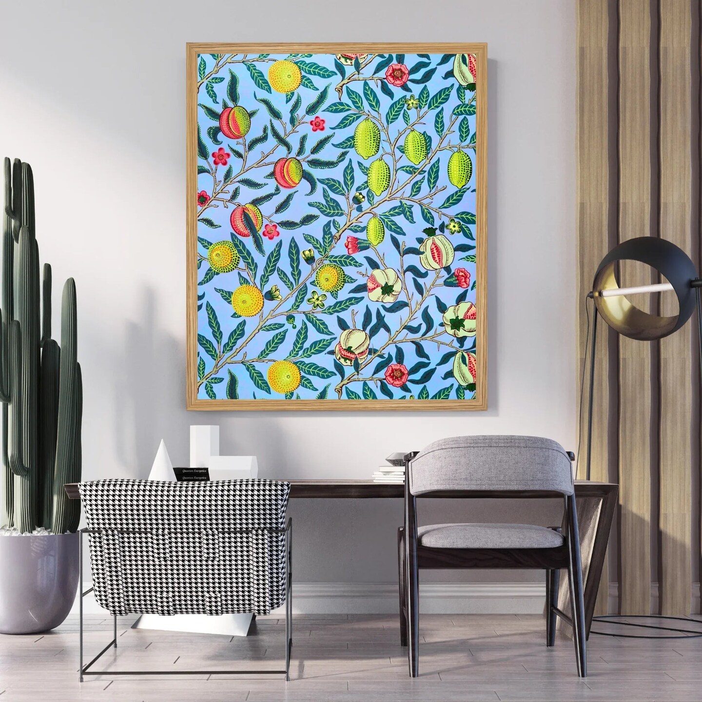 Large Framed Corporate Office Decor Wall Art Canvas 40x60 Inch - William Morris