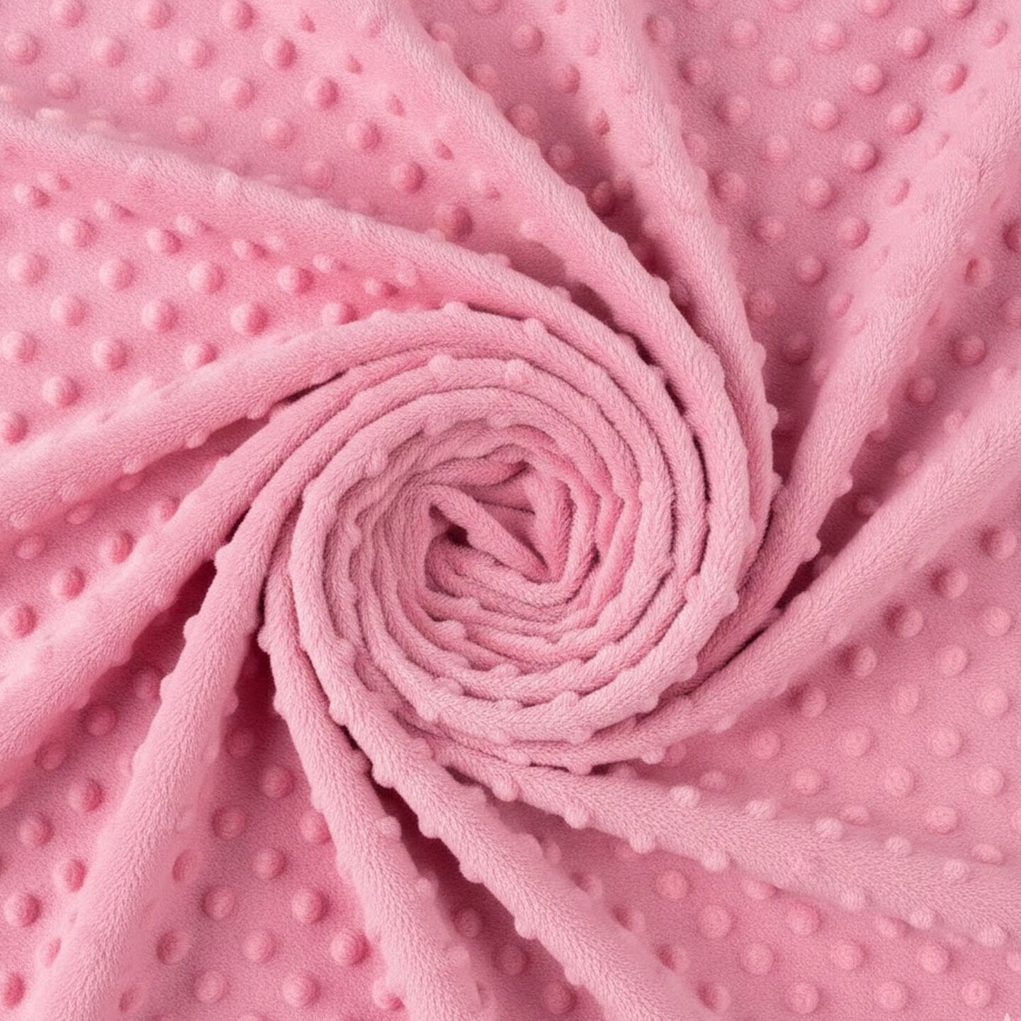 1 Yard Minky Dimple Dot Faux Fur Fabric, 60″ Wide 100% Polyester