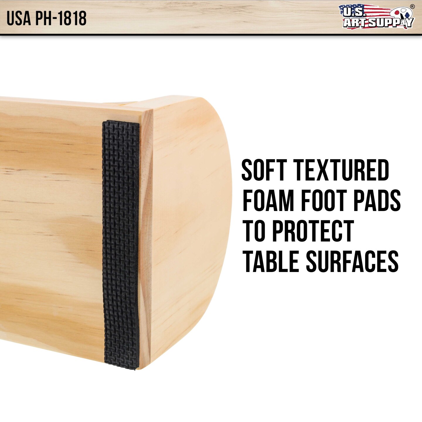 18 inch Wooden Tabletop Paper Holder &#x26; Dispenser