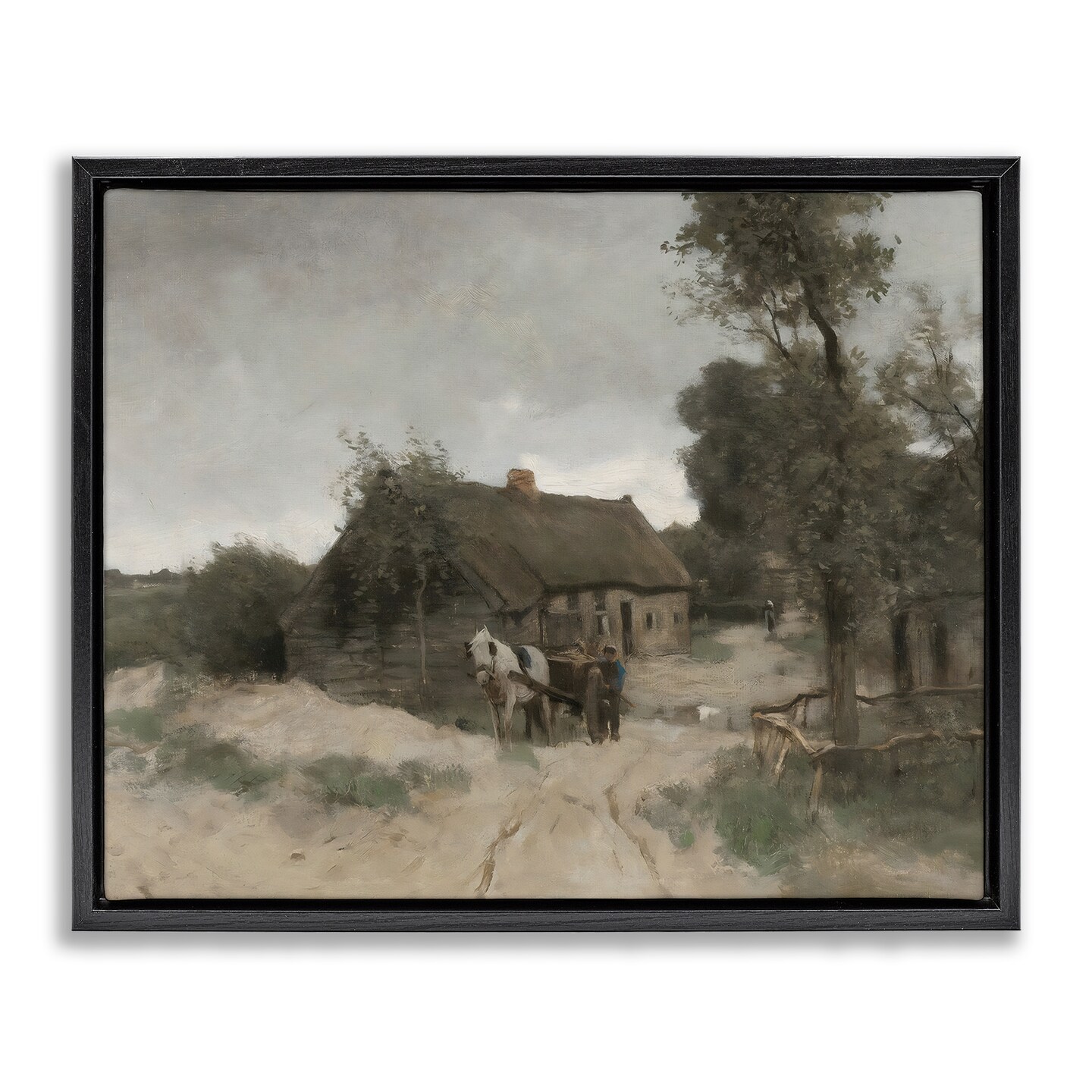 Stupell Industries Vintage Farmhouse Rustic Cottage Floating Frame, design by Riley B