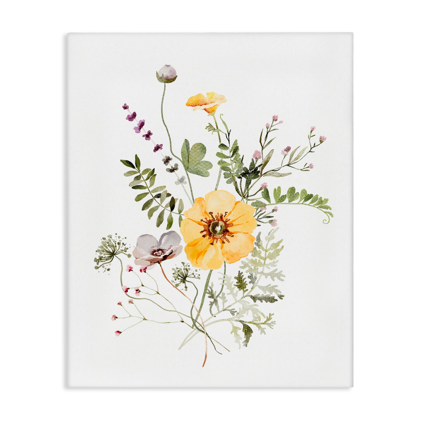 Stupell Industries Gardening Herb Blooms Canvas, design by Lettered and Lined