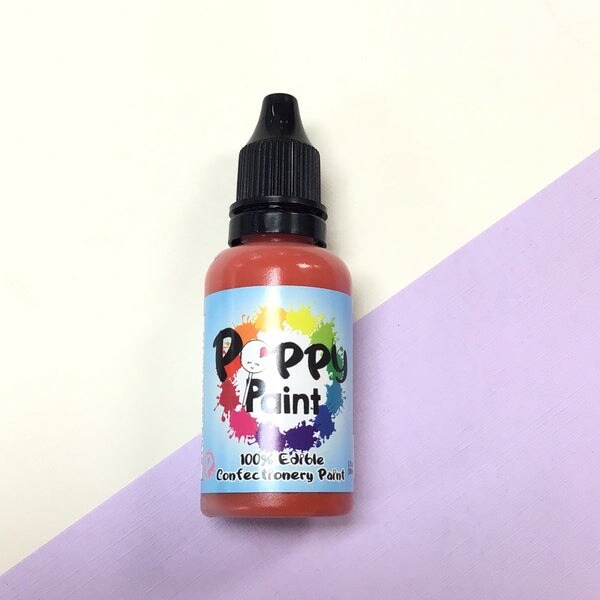 Poppy Paint Red Edible Food Color for Cake Decorating and Chocolate