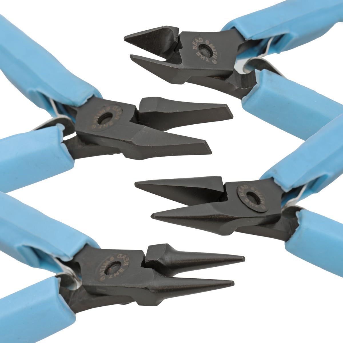 The Beadsmith Chain Nose Pliers - Jeweler’s Elements - Black Oxide Coated Jewelry-making Tool for Bending Wire and Closing Jump Rings