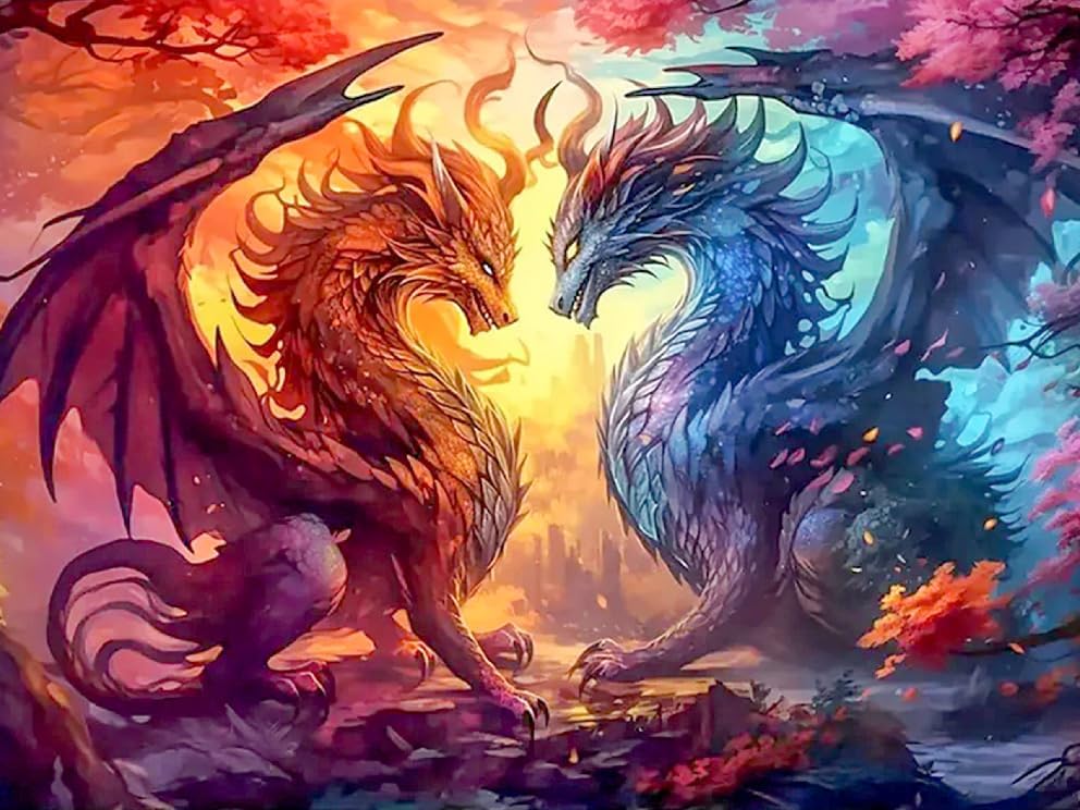 5D Dragon Diamond Painting Kits