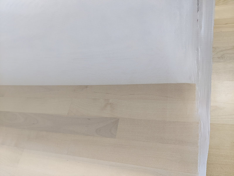 10 Yards White Hard Net Tulle Fabric Crinoline Mesh Medium Stiff Polyester 58–59 inches Width