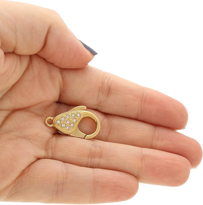 The Beadsmith Push Pull Slide Clasp – Elegant Elements – Strand Designs – Component to Finish or Connect Bracelets, Necklaces and DIY Handmade Jewelry