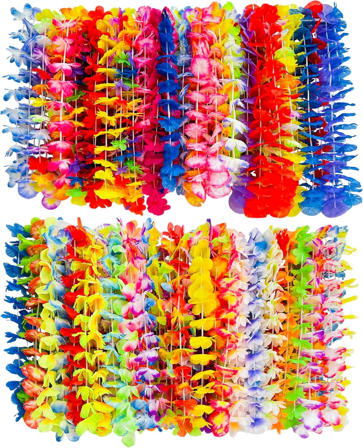 100Pcs Hawaiian Leis For Luau Party