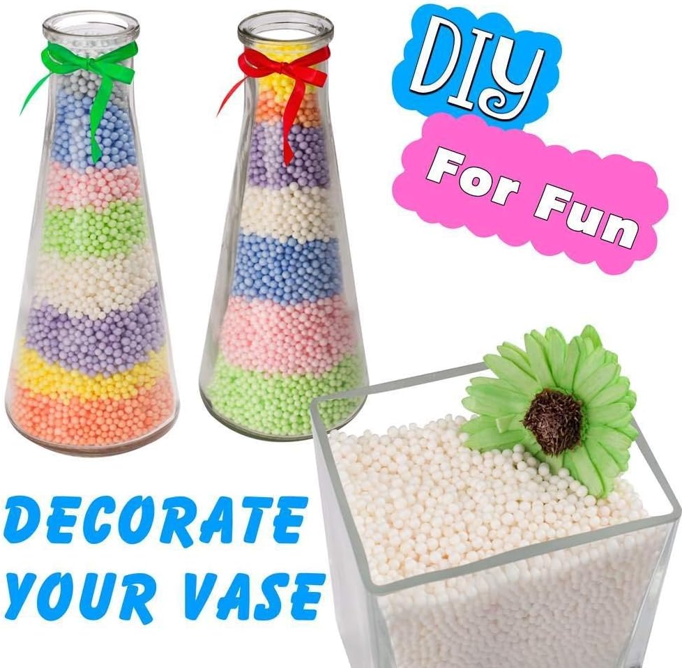 Foam Balls for Crafts - Colorful Styrofoam Balls Beads