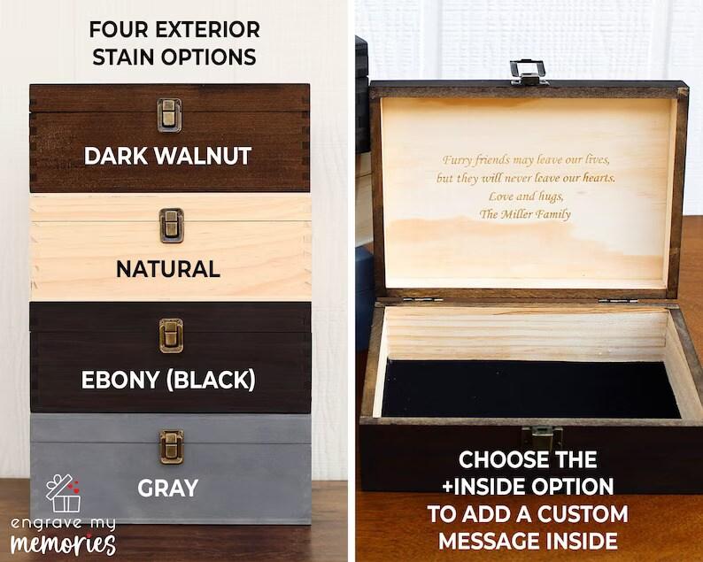 Personalized Couples Memory Box, Gifts for Couples, Memory Chest,  Anniversary Gift Box, Rustic Wooden Keepsake Box, Engraved Gift Box |  MakerPlace by Michaels, image size:1080x864