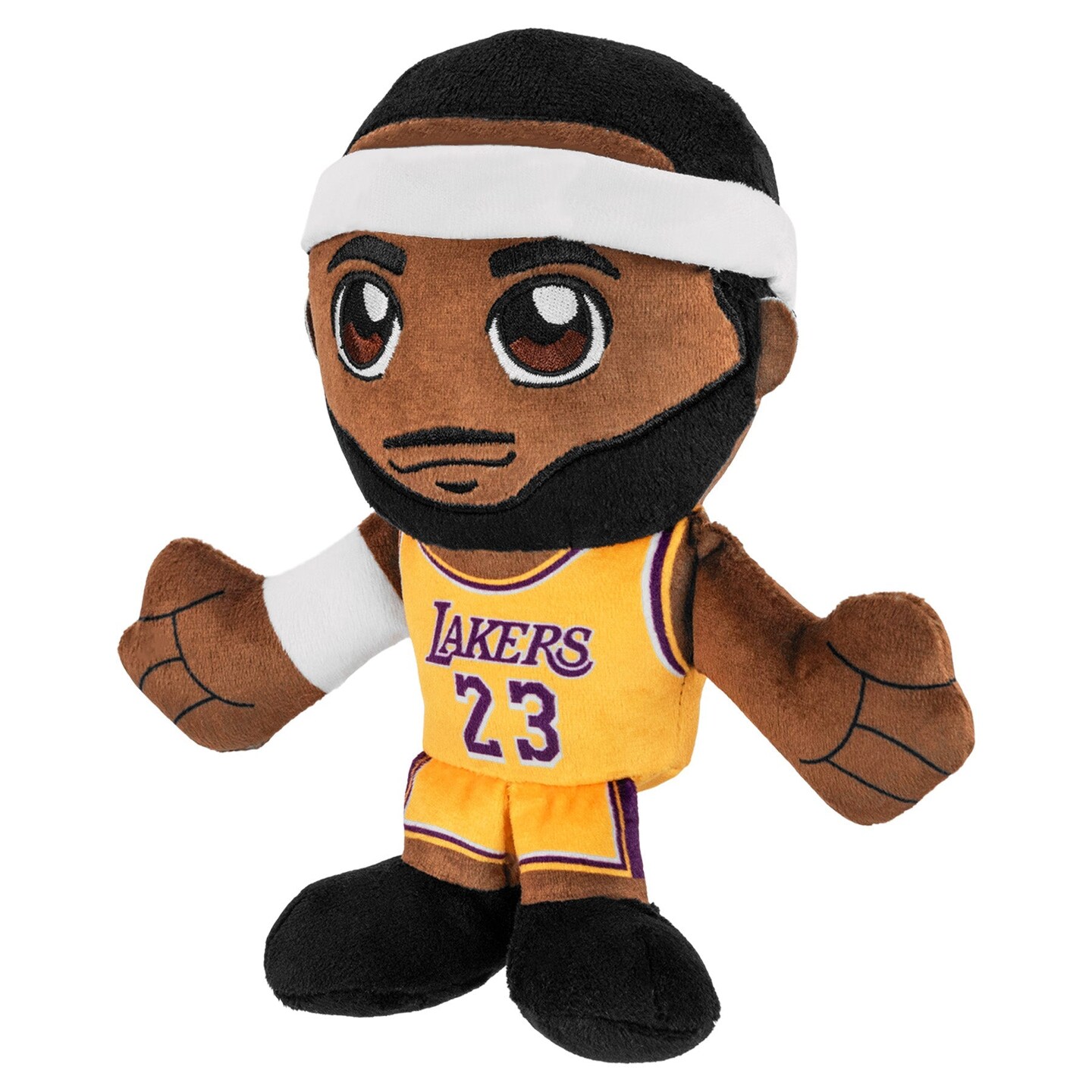 Bleacher Creatures Los Angeles Lakers LeBron James 8&#x22; Kuricha Plush (Gold Jersey)