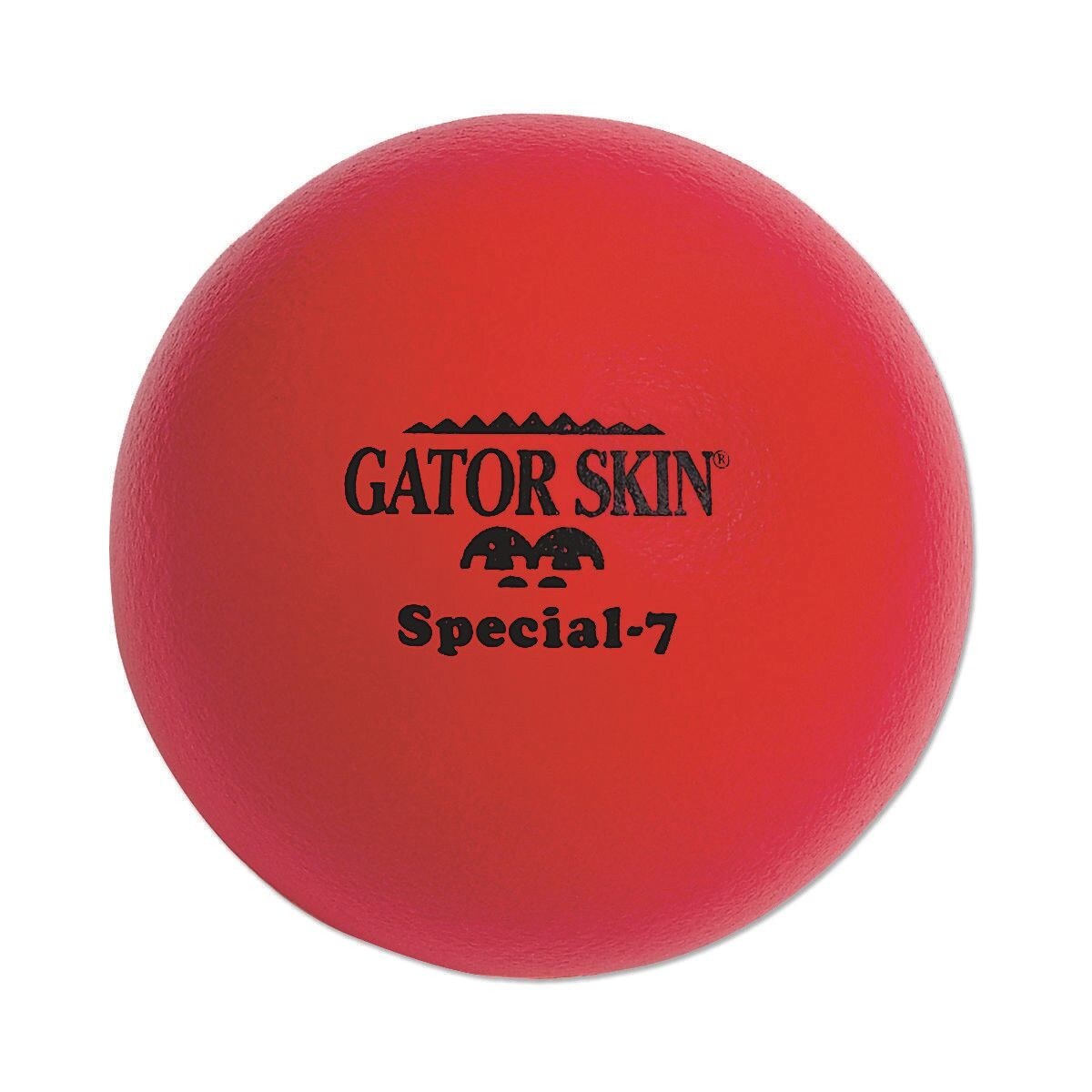 S&S Worldwide Gator Skin Special-7 Ball. Red 7" PU Coated Foam Ball with a Lively, Medium Density Foam Core. No-Sting Balls for kids and teens are Great for GaGa Pits, Dodgeball, PE Games and More.