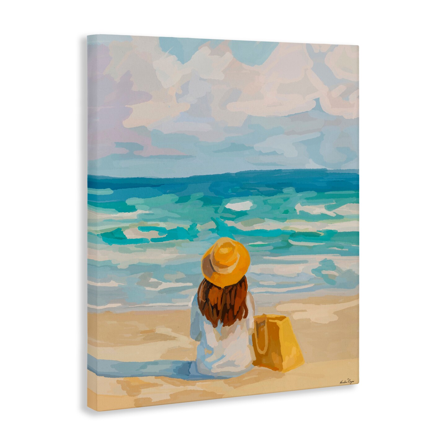 Stupell Industries Peaceful At The Beach Canvas, design by Amelia Noyes