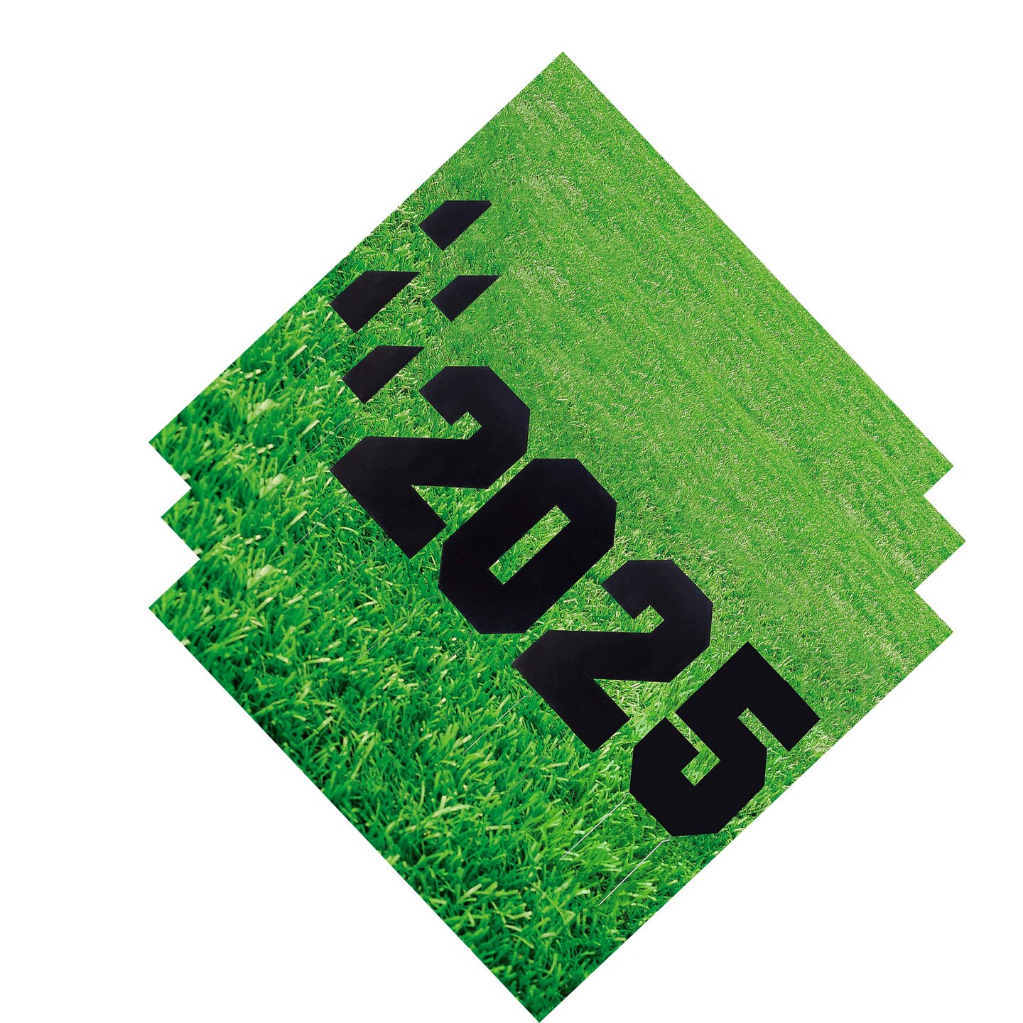 2025 Black Plastic Outdoor Yard Signs 12 1/2&#x22; x 25&#x22; Set of 4