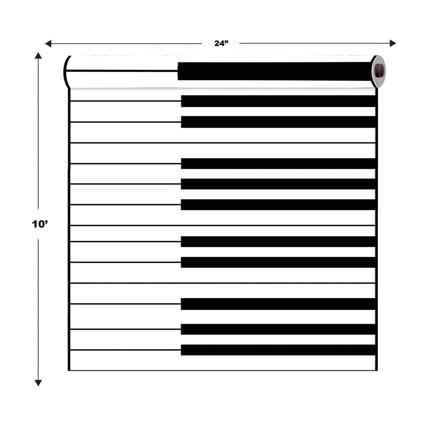 6 Pack Beistle Piano Keyboard Runner