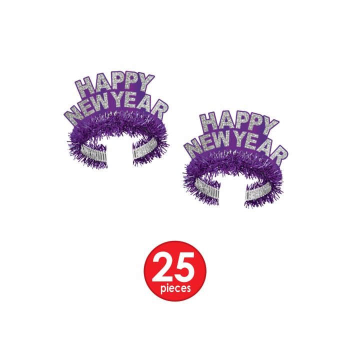 Beistle Purple Passion New Year&#x27;s Eve Party Kit for 50 People