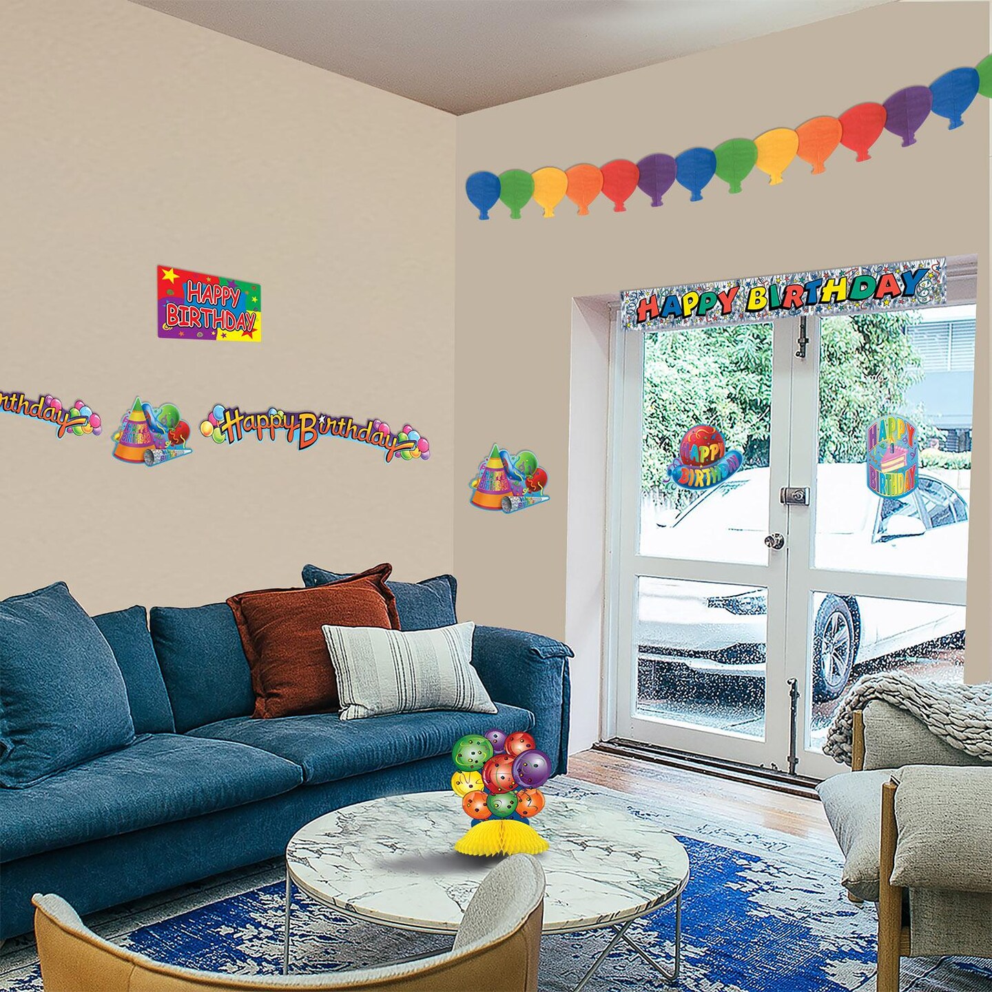 6 Pack Beistle 11 Piece Happy Birthday Party Kit