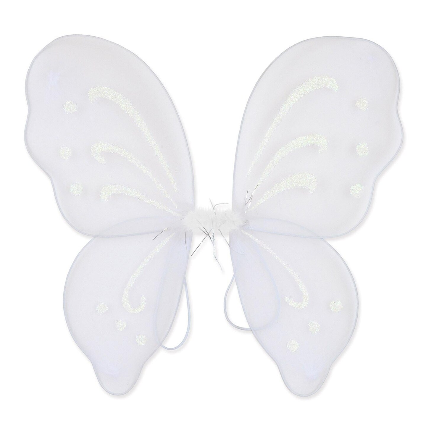 12 Pack Beistle Halloween Nylon Fairy Wings - white