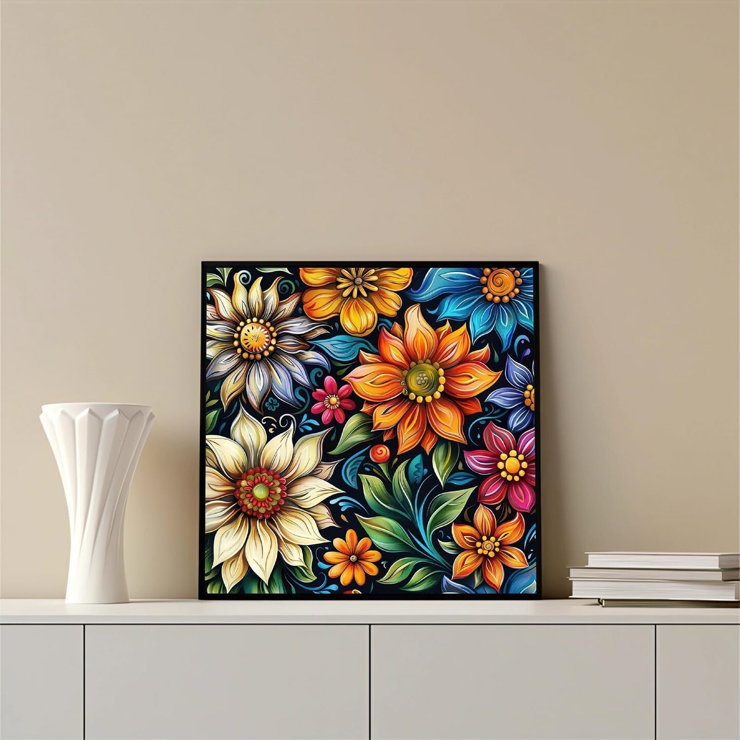 フラワーティガーさん★専用 ダイヤモンドアートクラブ　DAC Rolo the Flower Diamond Art Kits for Adults, 5D DIY Floral Diamond Painting