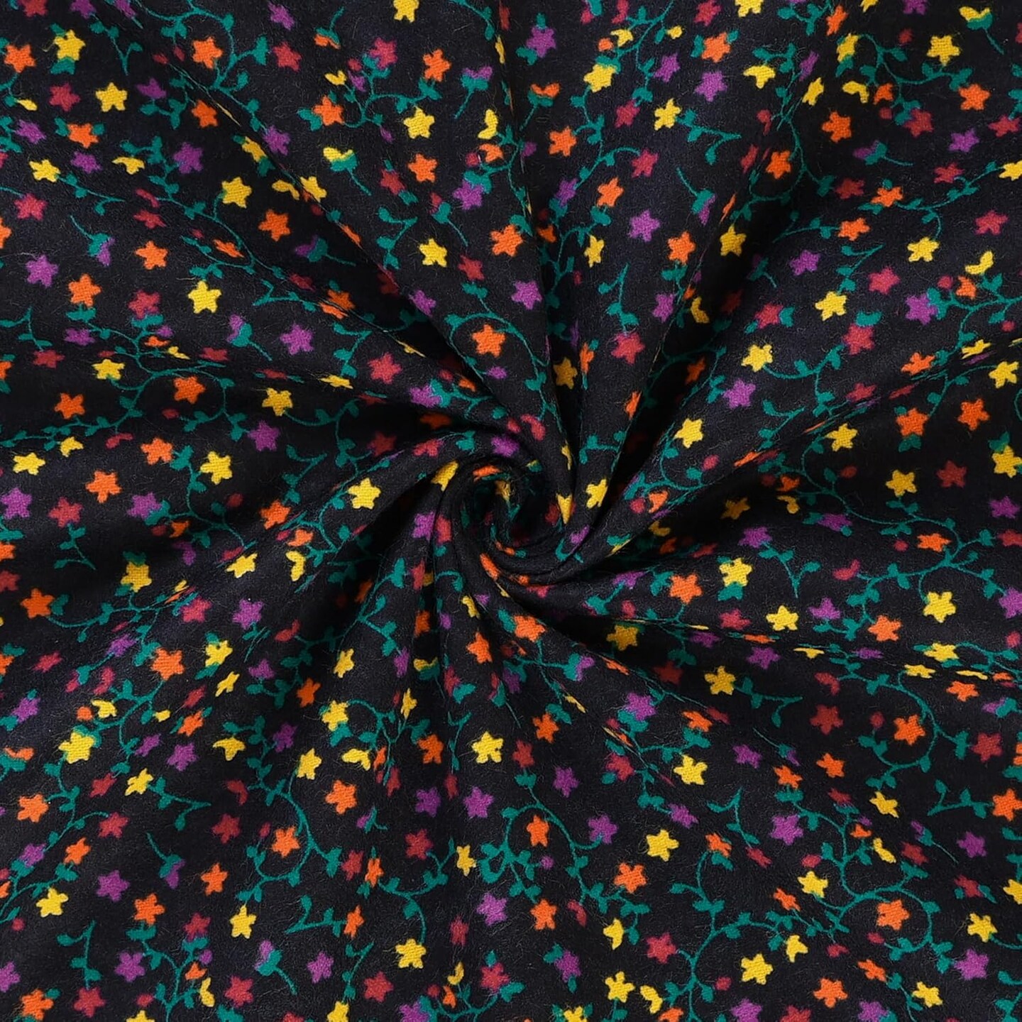 Mook Fabrics Blossom Flannel Fabric [43 in. Wide] - By The Yard