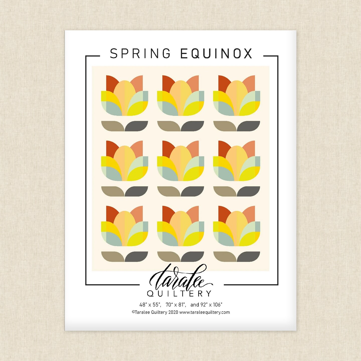 Spring Equinox (tlq 1004) | Taralee Quiltery | Sewing Pattern