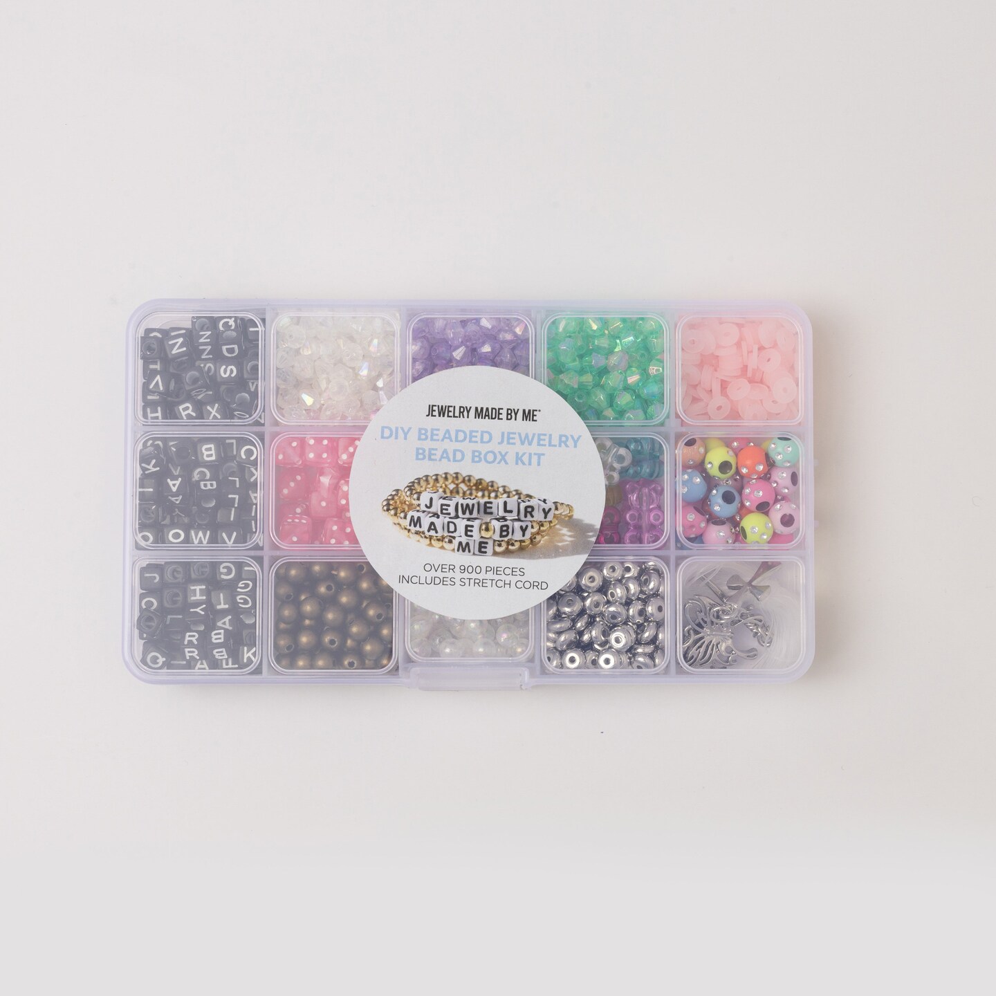 Y2K Jewelry Making Kit with Magical 8 Ball Beads Gummy Bear Beads Icon Charms and Neon Accessories