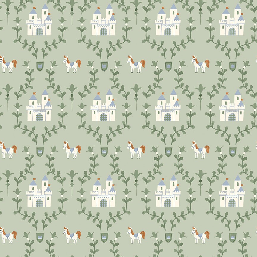 Fabric Riley Blake Swamp Enchanted Castle Faraway Kingdom by the Quarter Yard C17431-SWAMP