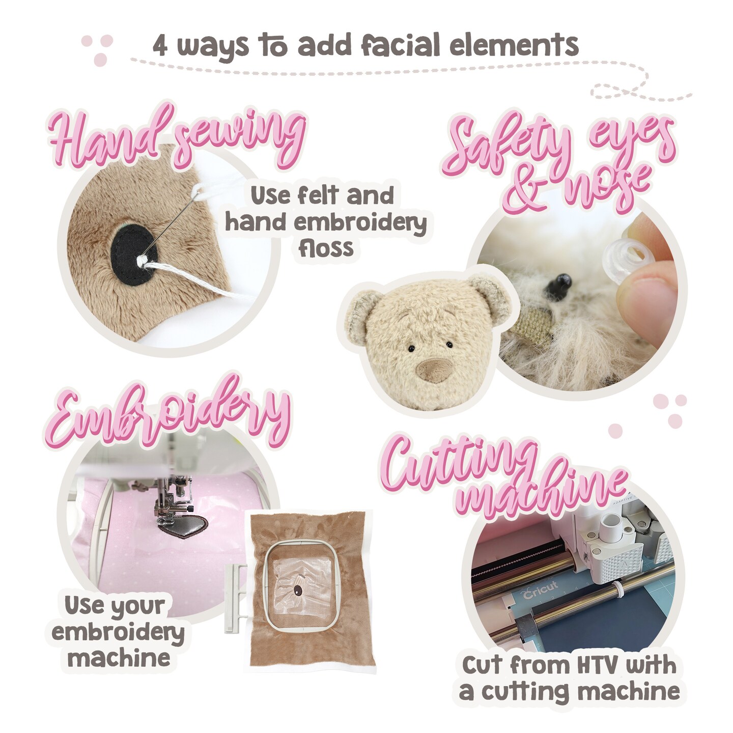 kullaloo JOSHI Bear Paper Sewing Pattern with Video Tutorial - Sew Your Own Memory Bear