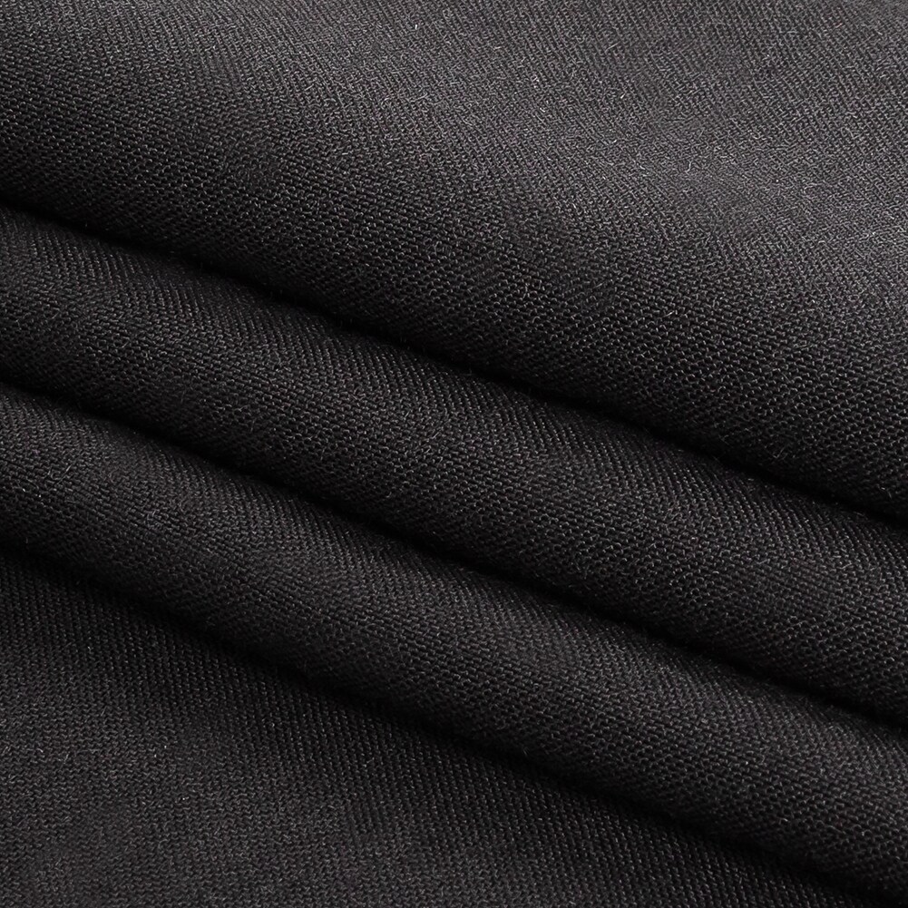 1 Yard Caldwell Black Ultra Soft Sustainable Rayon Poplin joann fabric Rayon Fabric 55 inch Width