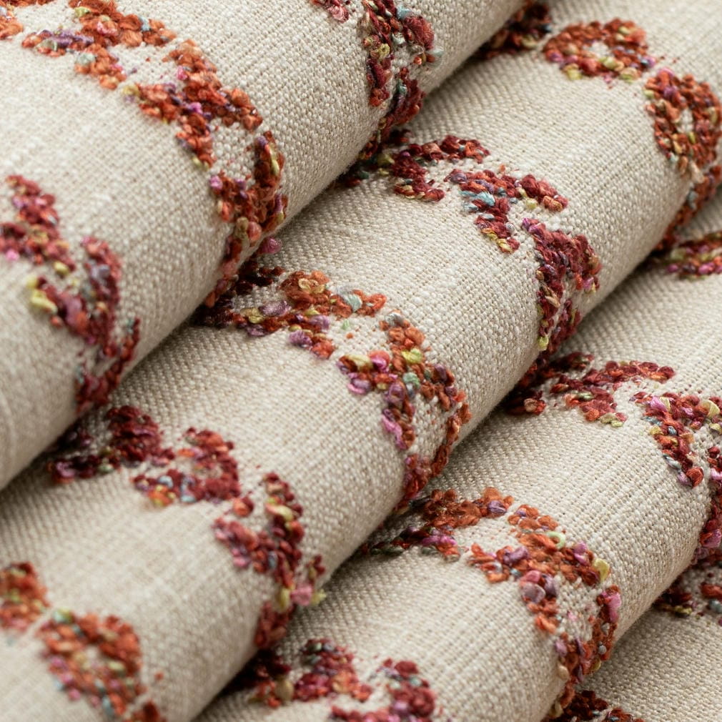 Upholstery Fabric - Coral & Peach,Orange & Rust Abstract & Geometric,Stripe Upholstery Fabric 54 Inches"