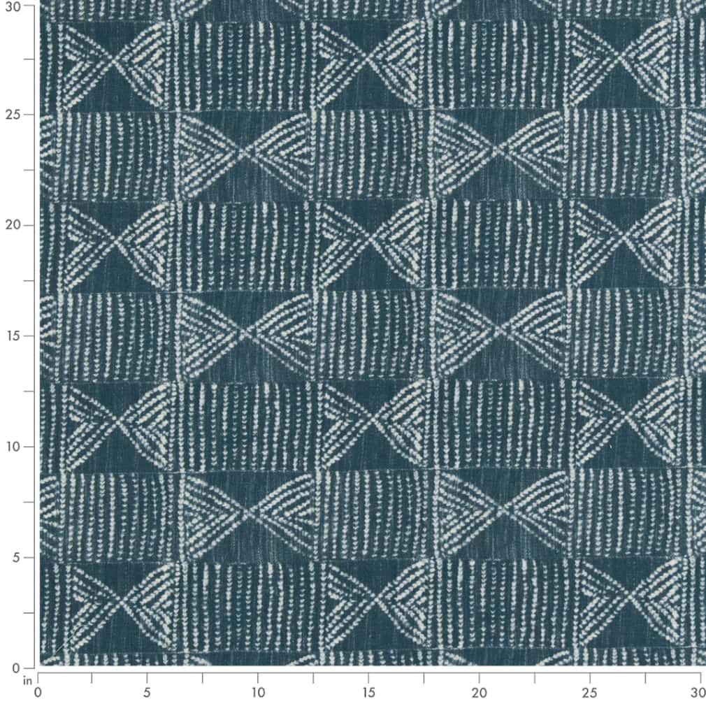 Lagoon - Aqua & Teal Abstract & Geometric,Global Upholstery Fabric 54 Inches"