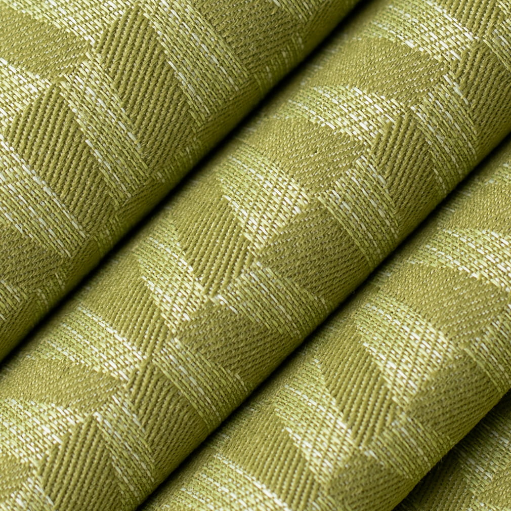 Granny Smith - Green Abstract & Geometric,Small Scale Upholstery Fabric 54 Inches"