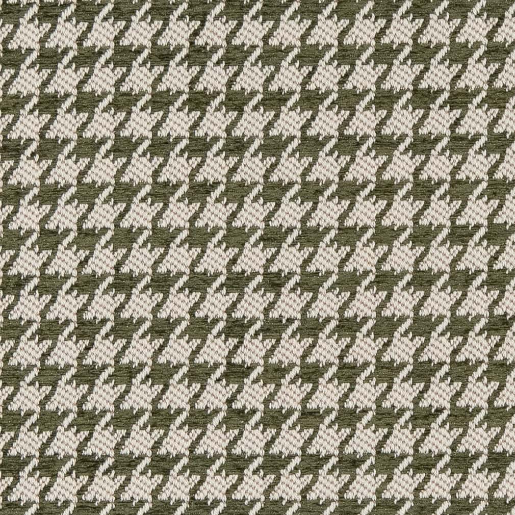 Upholstery Fabric - Green Check & Houndstooth Upholstery Fabric 54 Inches"