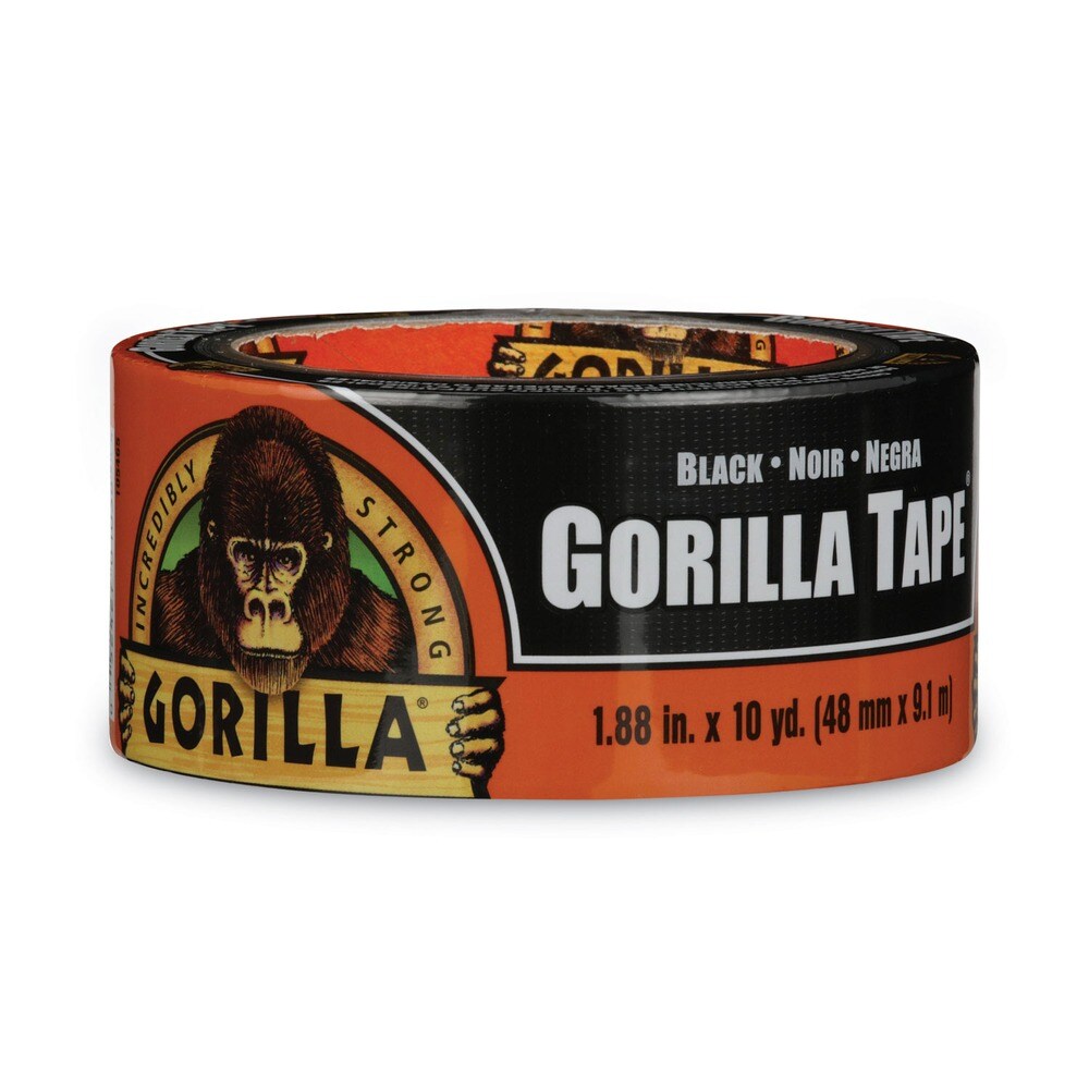 Gorilla Glue 1.88 in. x 10 yds. 3 in. Core Gorilla Tape - Black (1-Roll)
