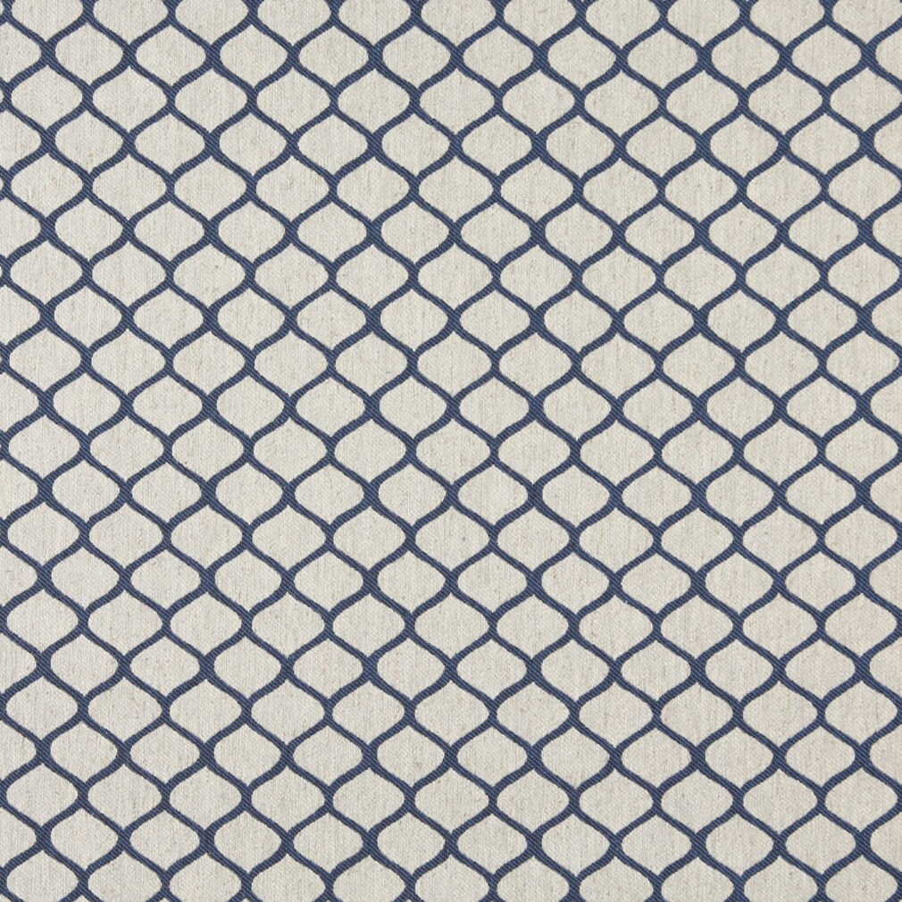 Upholstery Fabric - Blue Abstract & Geometric Upholstery Fabric 54 Inches"