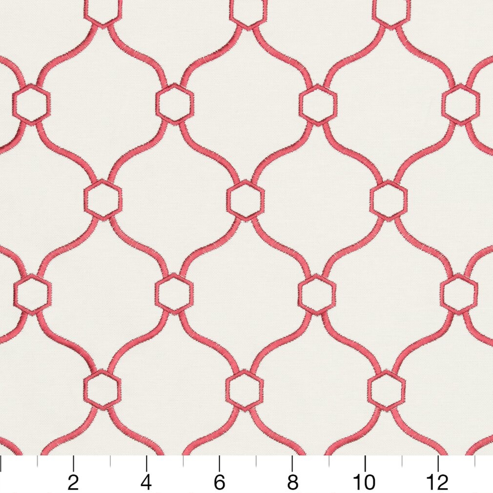 Upholstery Fabric - Pink Abstract & Geometric Upholstery Fabric 54 Inches"