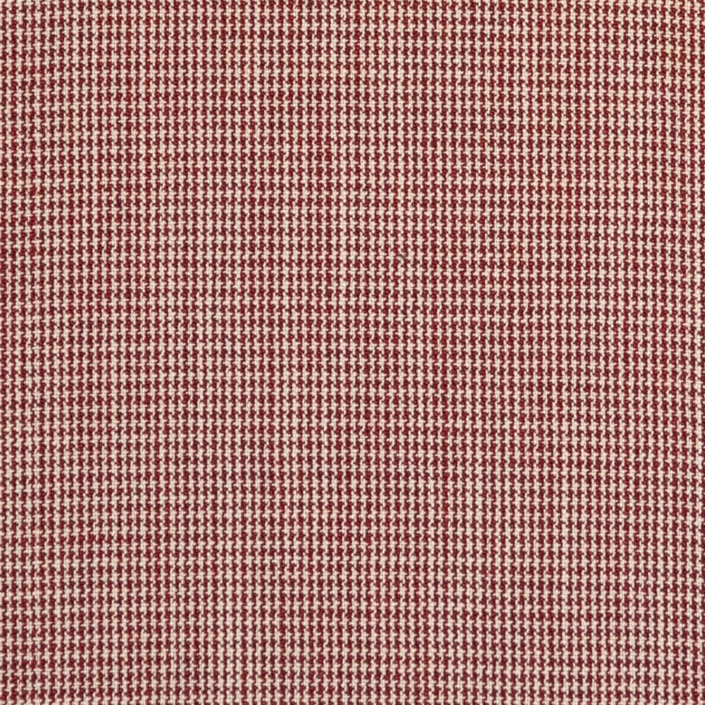 Mini Check Crimson - Red & Burgundy Check & Houndstooth,Plain & Solid,Small Scale Upholstery Fabric 54 Inches"