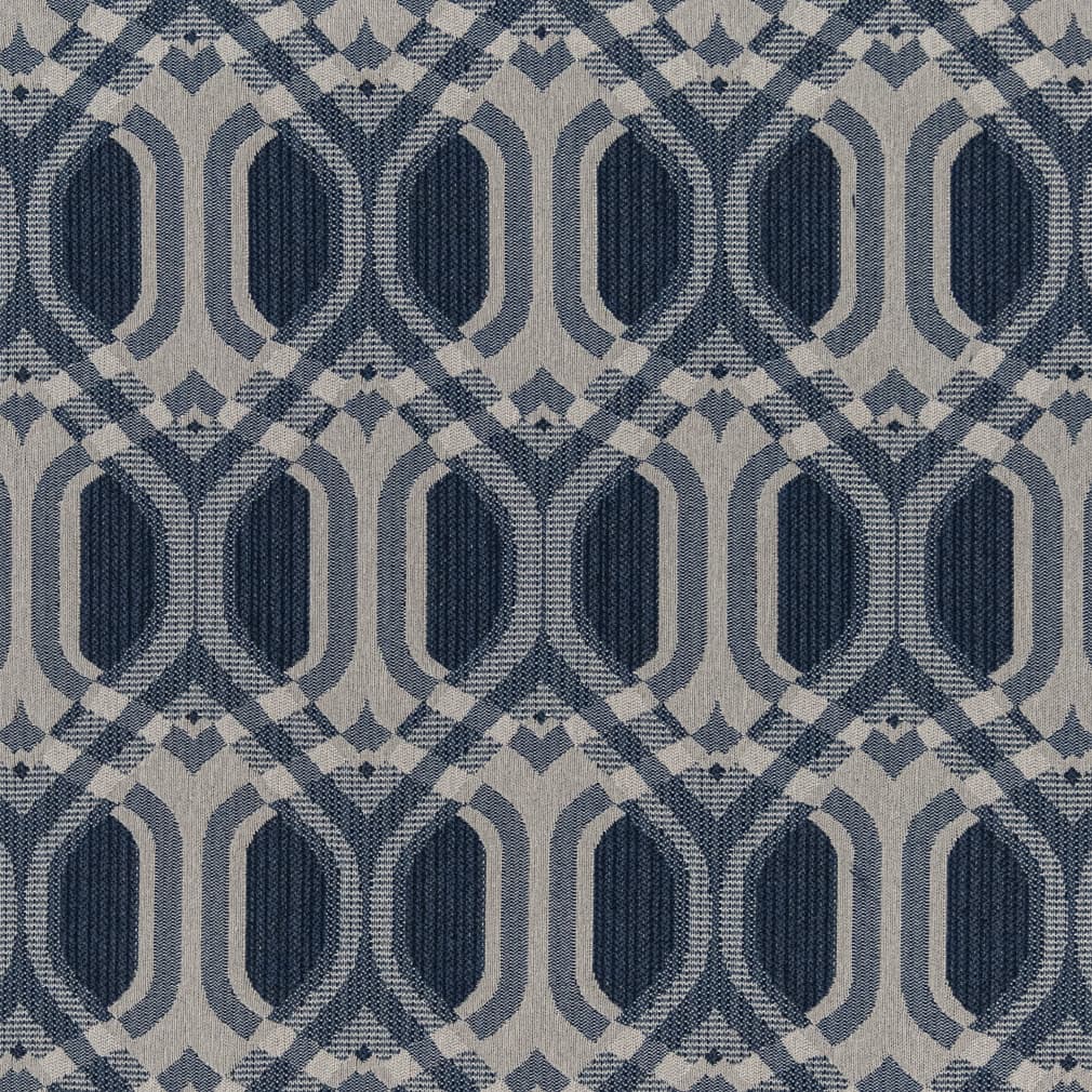 Upholstery Fabric - Blue Abstract & Geometric Upholstery Fabric 54 Inches"