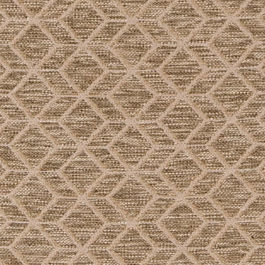 Sand Geo - Brown Abstract Geometric Upholstery Fabric 54 Inches"